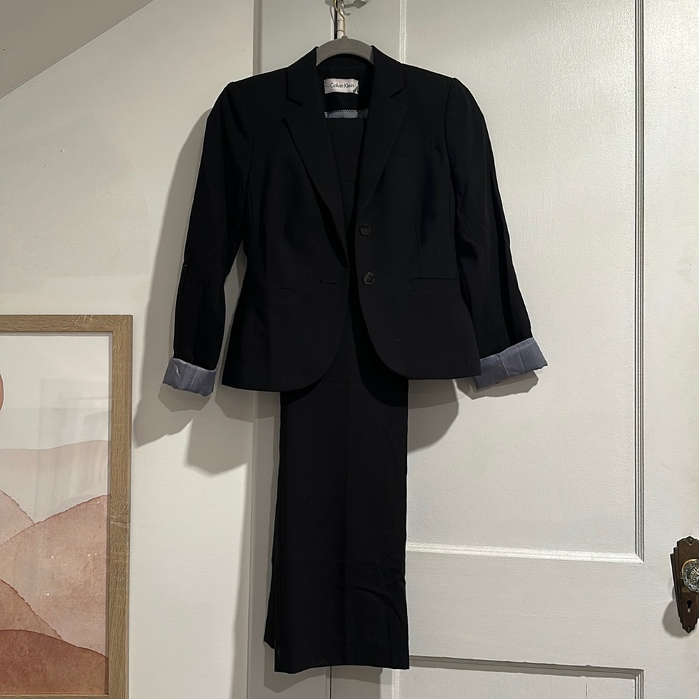 Calvin Klein black suit